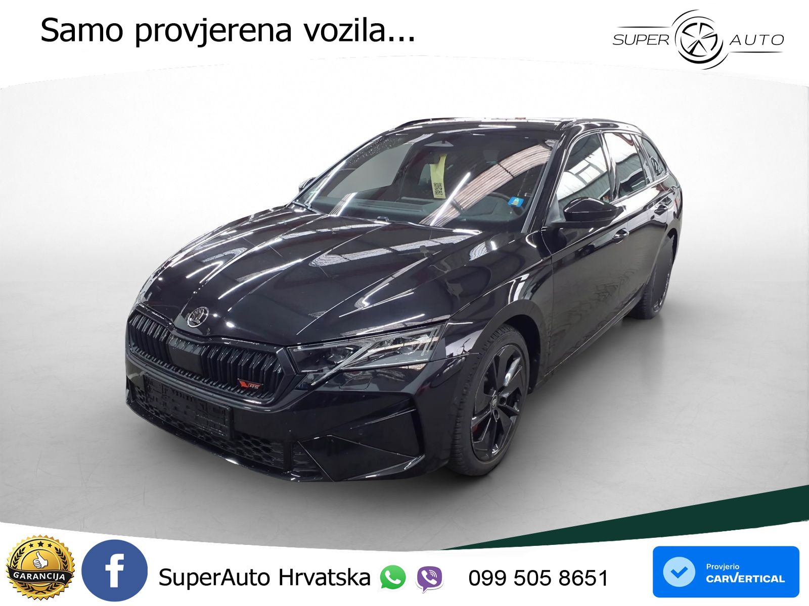Škoda Octavia Combi RS 2.0 TSI (265 KS) DSG LED+GR SJED+ACC