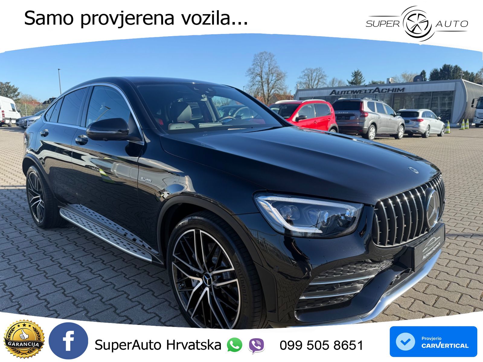Mercedes GLC Coupe AMG 43 V6 (390 KS) 4MATIC TCT ACC+GR SJED+360+PANO