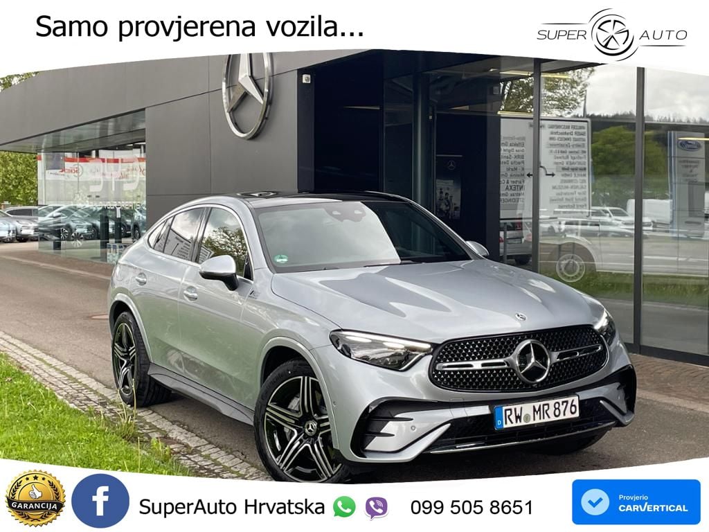 Mercedes GLC Coupe 220d (197 KS) 4MATIC 9G-TRONIC AMG ACC+GR SJED+360+PANO