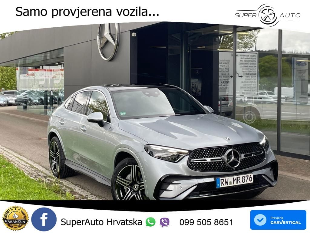 Mercedes GLC Coupe 220d (197 KS) 4MATIC 9G-TRONIC AMG ACC+GR SJED+360+PANO