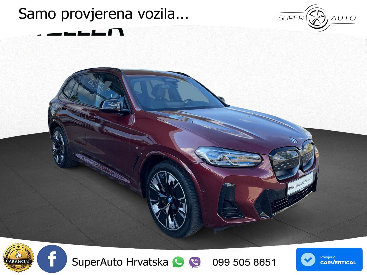 BMW iX3 80 kWh (286 KS)