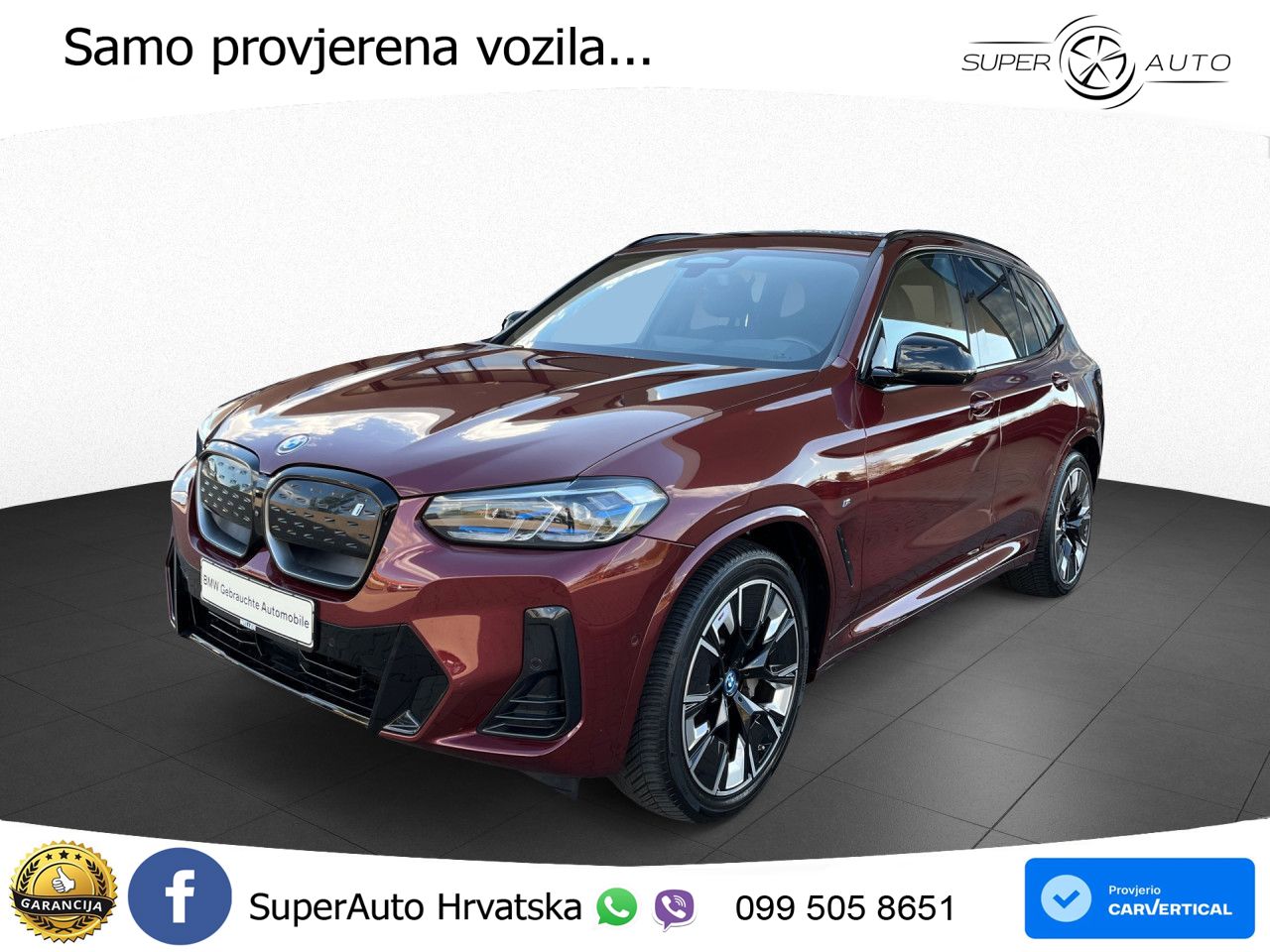 BMW iX3 80 kWh (286 KS)