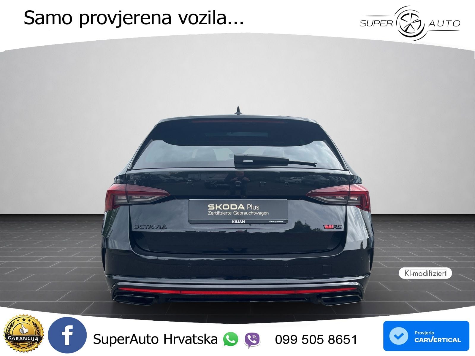 Škoda Octavia Combi RS 2.0 TDI (200 KS) 4x4 DSG LED+GR SJED+ACC