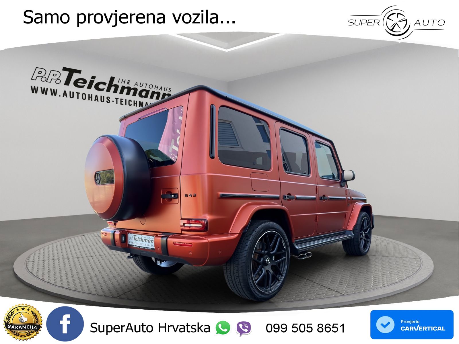 Mercedes AMG G 63 Long V8 (585 KS) 4MATIC 9G-TRONIC AMG SPEEDSHIFT TCT LED+GR SJED+ACC