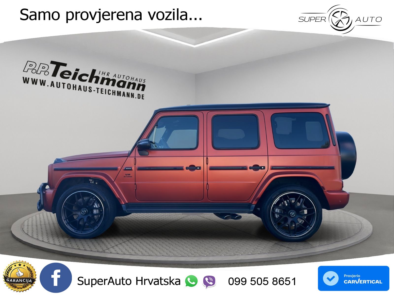 Mercedes AMG G 63 Long V8 (585 KS) 4MATIC 9G-TRONIC AMG SPEEDSHIFT TCT LED+GR SJED+ACC