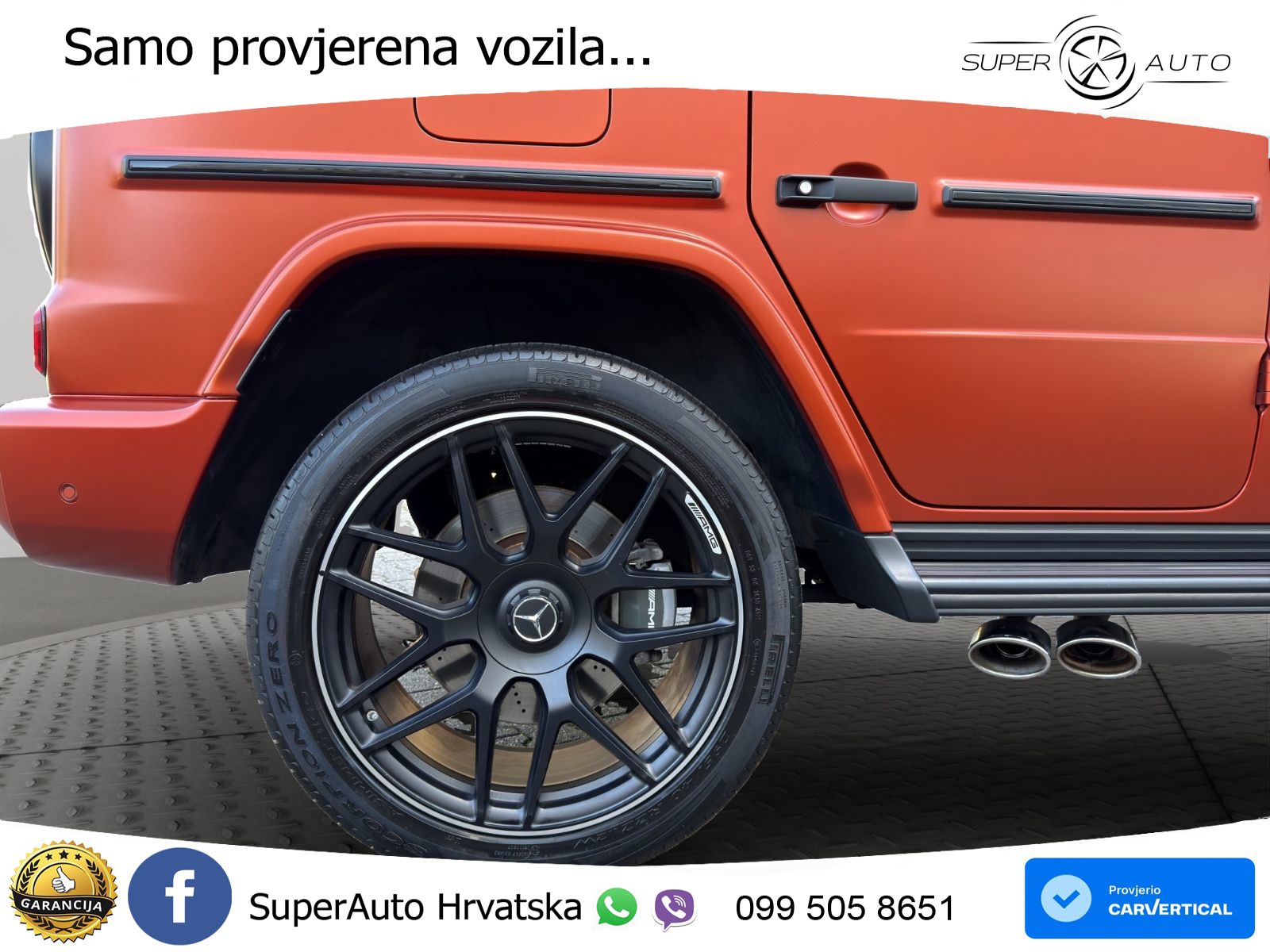 Mercedes AMG G 63 Long V8 (585 KS) 4MATIC 9G-TRONIC AMG SPEEDSHIFT TCT LED+GR SJED+ACC
