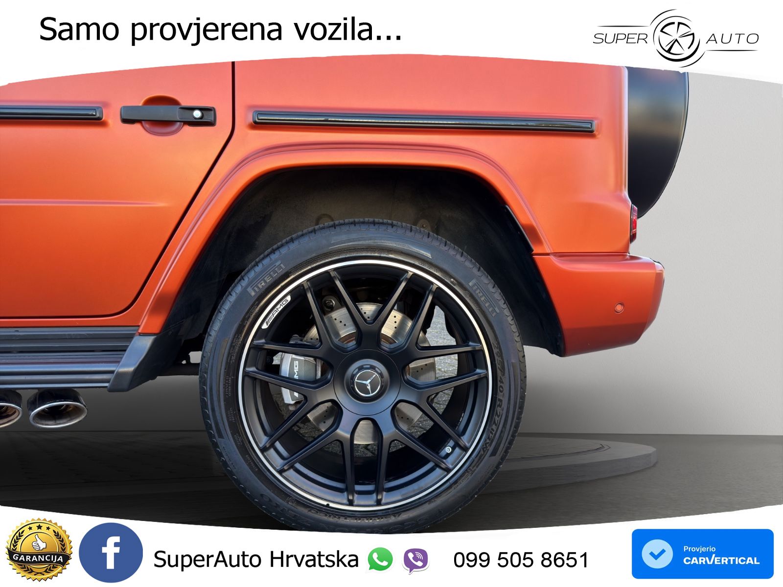 Mercedes AMG G 63 Long V8 (585 KS) 4MATIC 9G-TRONIC AMG SPEEDSHIFT TCT LED+GR SJED+ACC