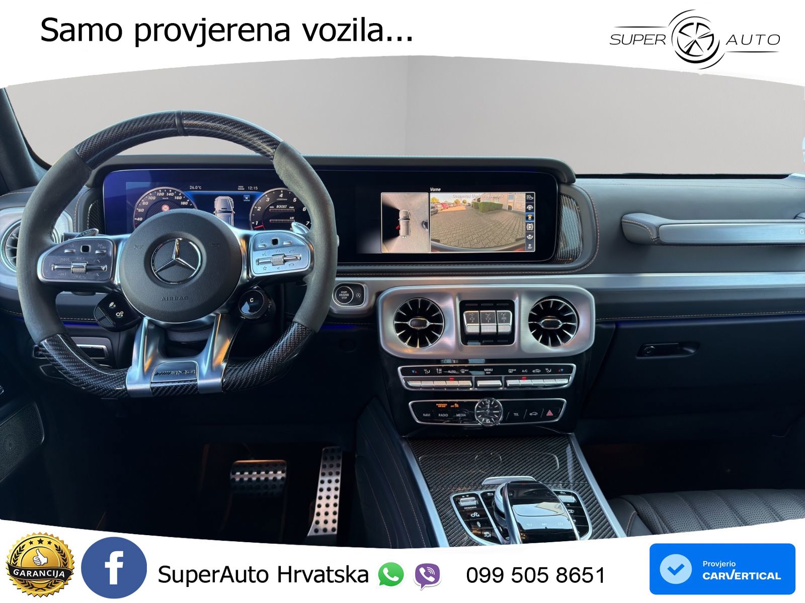 Mercedes AMG G 63 Long V8 (585 KS) 4MATIC 9G-TRONIC AMG SPEEDSHIFT TCT LED+GR SJED+ACC
