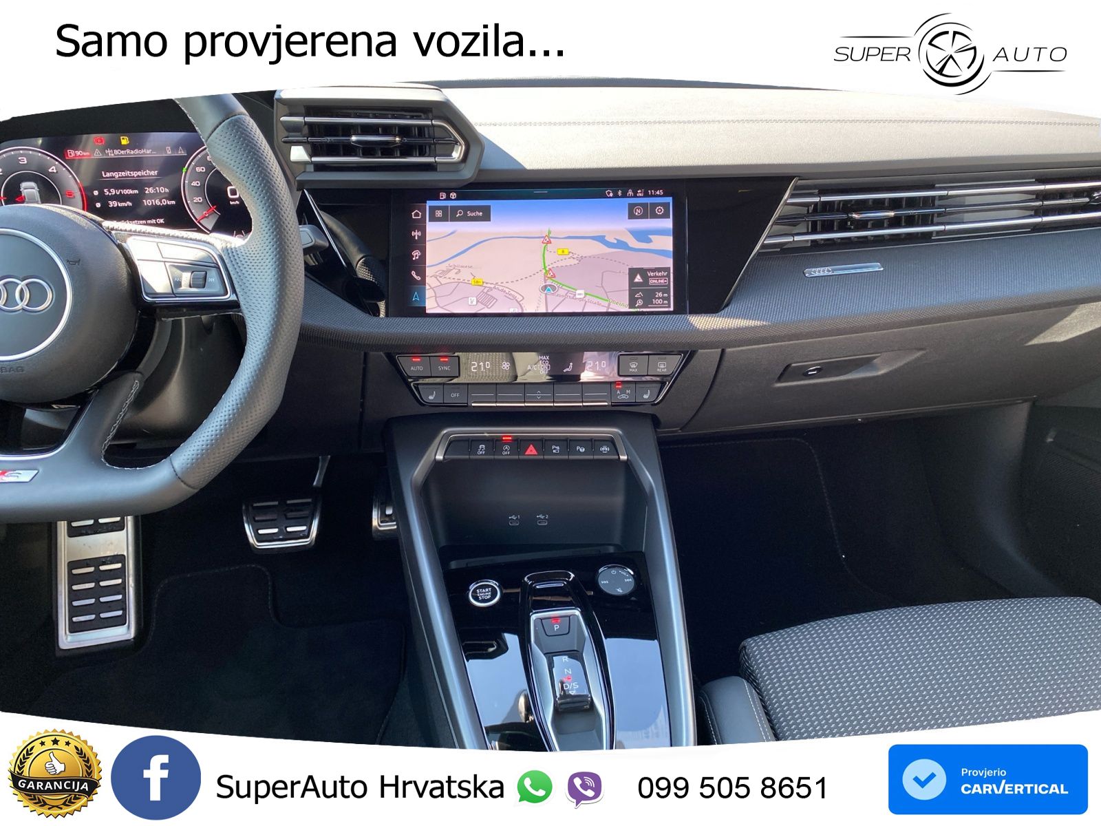 Audi A3 35 TDI (150 KS) S tronic S line LED+GR SJED+ACC