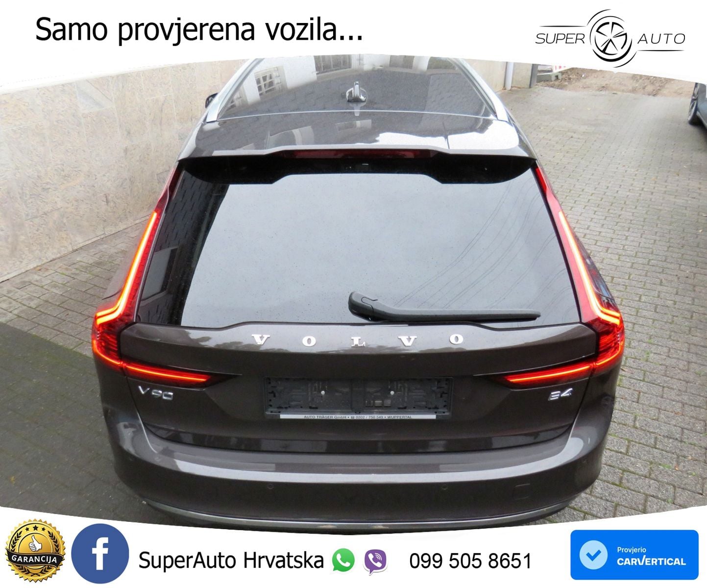 Volvo V90 2.0 B4 Diesel AWD Geartronic LED+GR SJED+ACC