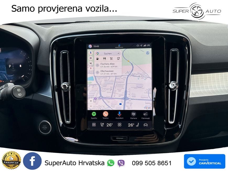 Volvo XC40 2.0 B3 163 KS Automatic LED+GR SJED+ACC