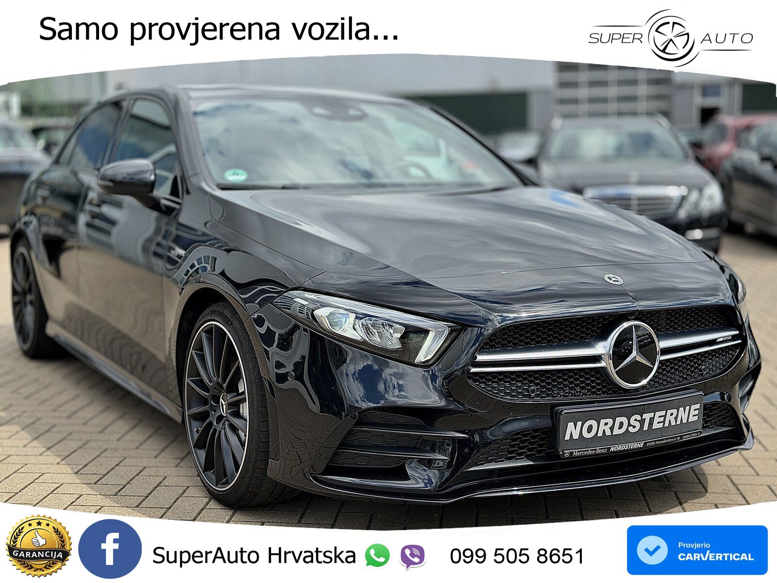 Mercedes-Benz AMG A 35 4MATIC AMG SPEEDSHIFT DCT LED+GR SJED+ACC