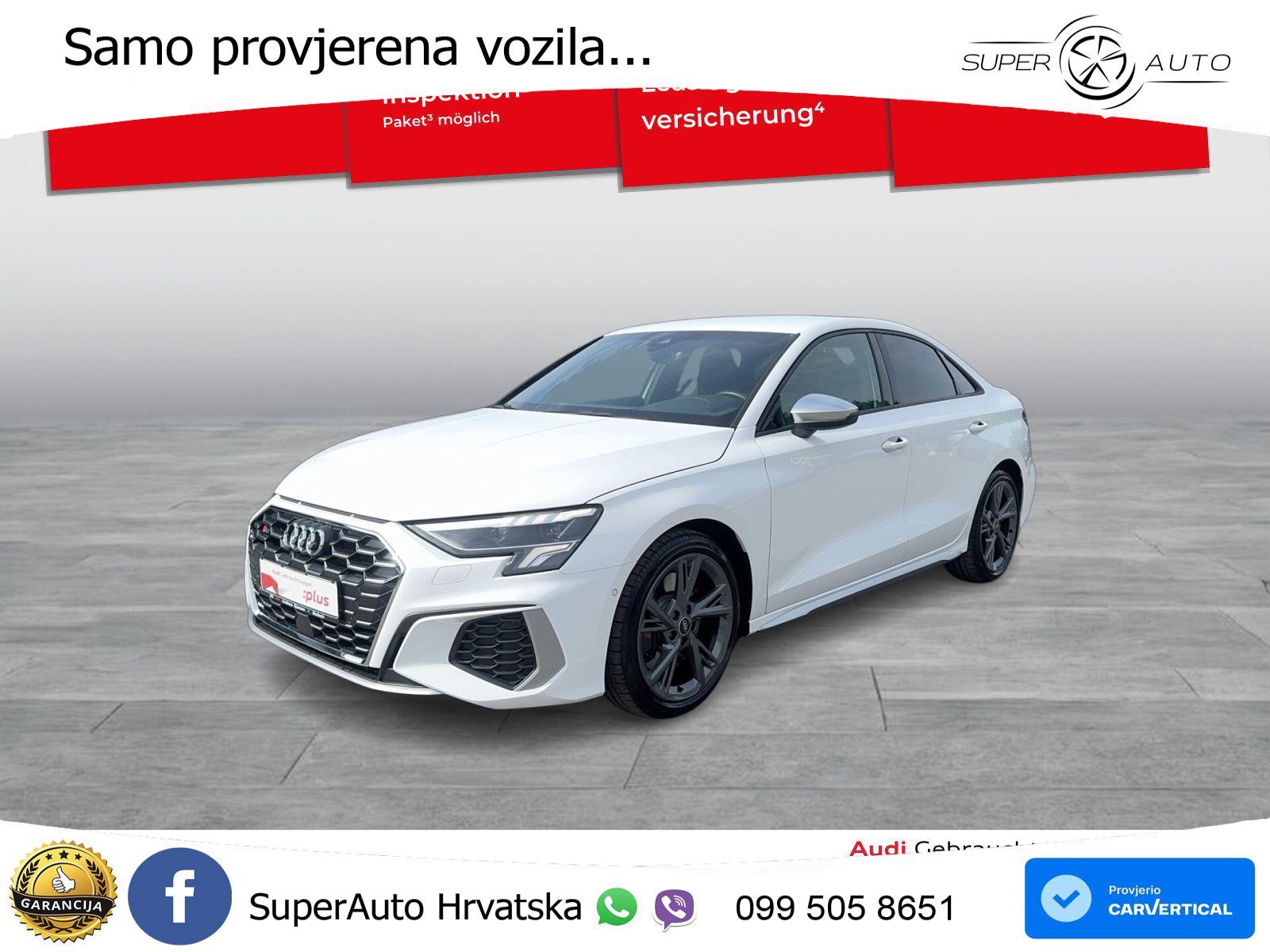 Audi S3 Limuzina 2.0 TFSI (310 KS) quattro S tronic