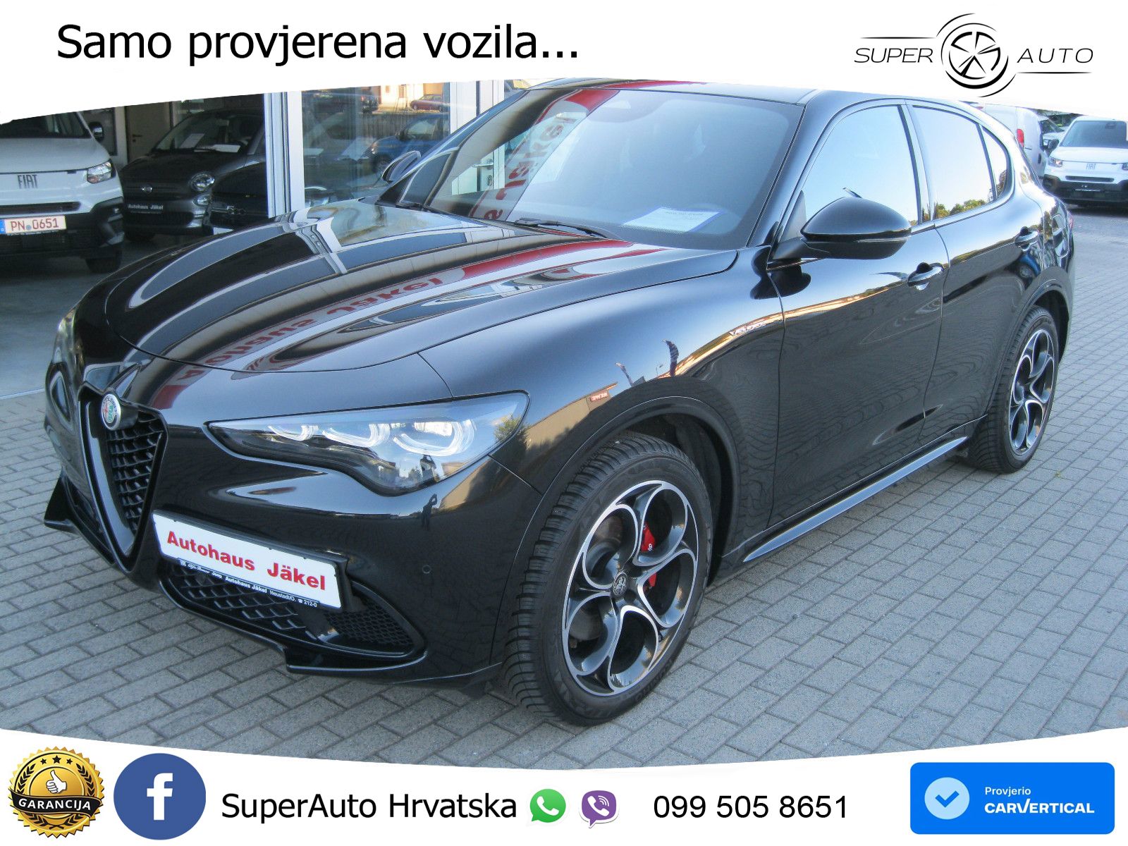 Alfa Romeo Stelvio 2.2 MultiJet II (210 KS) Q4 Automatic LED+GR SJED+ACC