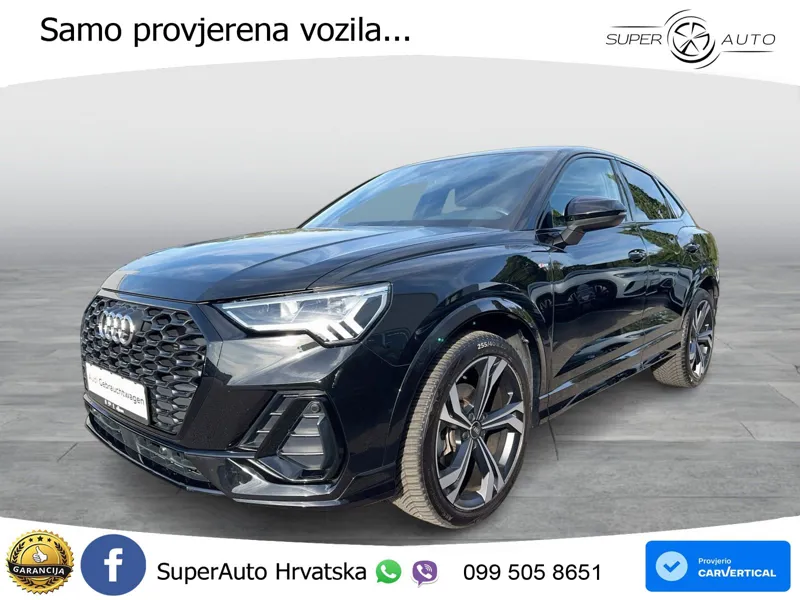 Audi Q3 Sportback 35 TFSI (150 KS) S tronic S line LED+GR SJED+ACC