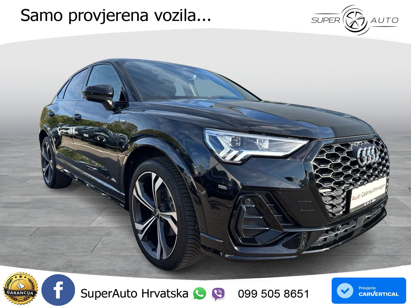 Audi Q3 Sportback 35 TFSI (150 KS) S tronic S line LED+GR SJED+ACC
