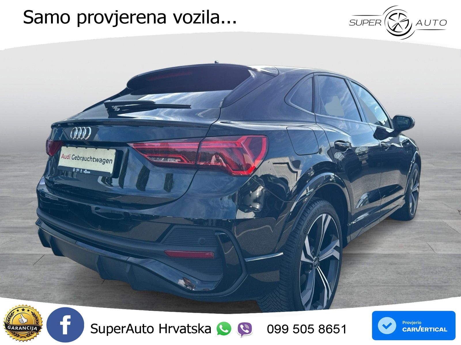 Audi Q3 Sportback 35 TFSI (150 KS) S tronic S line LED+GR SJED+ACC