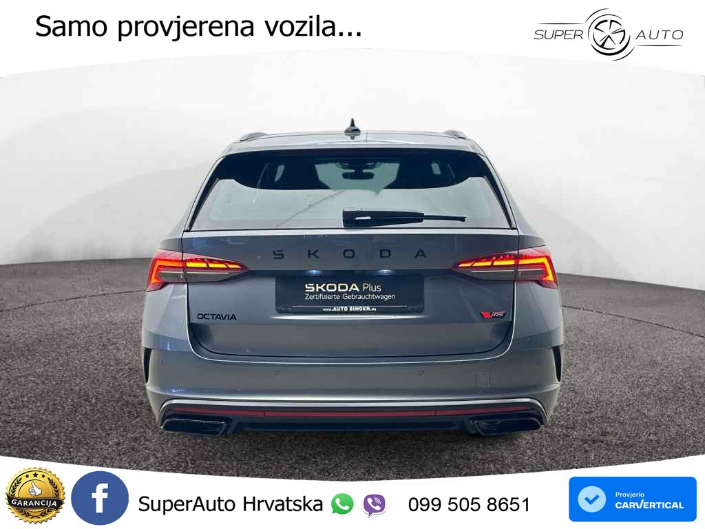 Škoda Octavia Combi RS 2.0 TSI (265 KS) DSG MATRIX+GR SJED+KAM