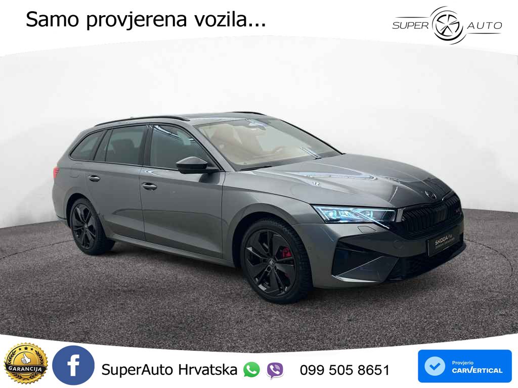 Škoda Octavia Combi RS 2.0 TSI (265 KS) DSG MATRIX+GR SJED+KAM
