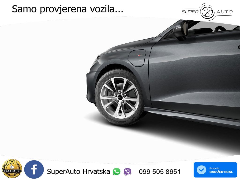 Audi A3 40 TFSIe (204 KS) S tronic S line LED+GR SJED+ACC