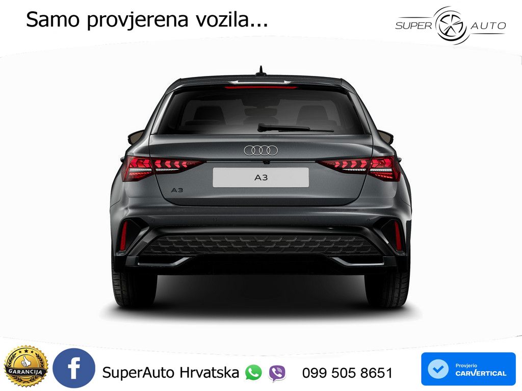 Audi A3 40 TFSIe (204 KS) S tronic S line LED+GR SJED+ACC