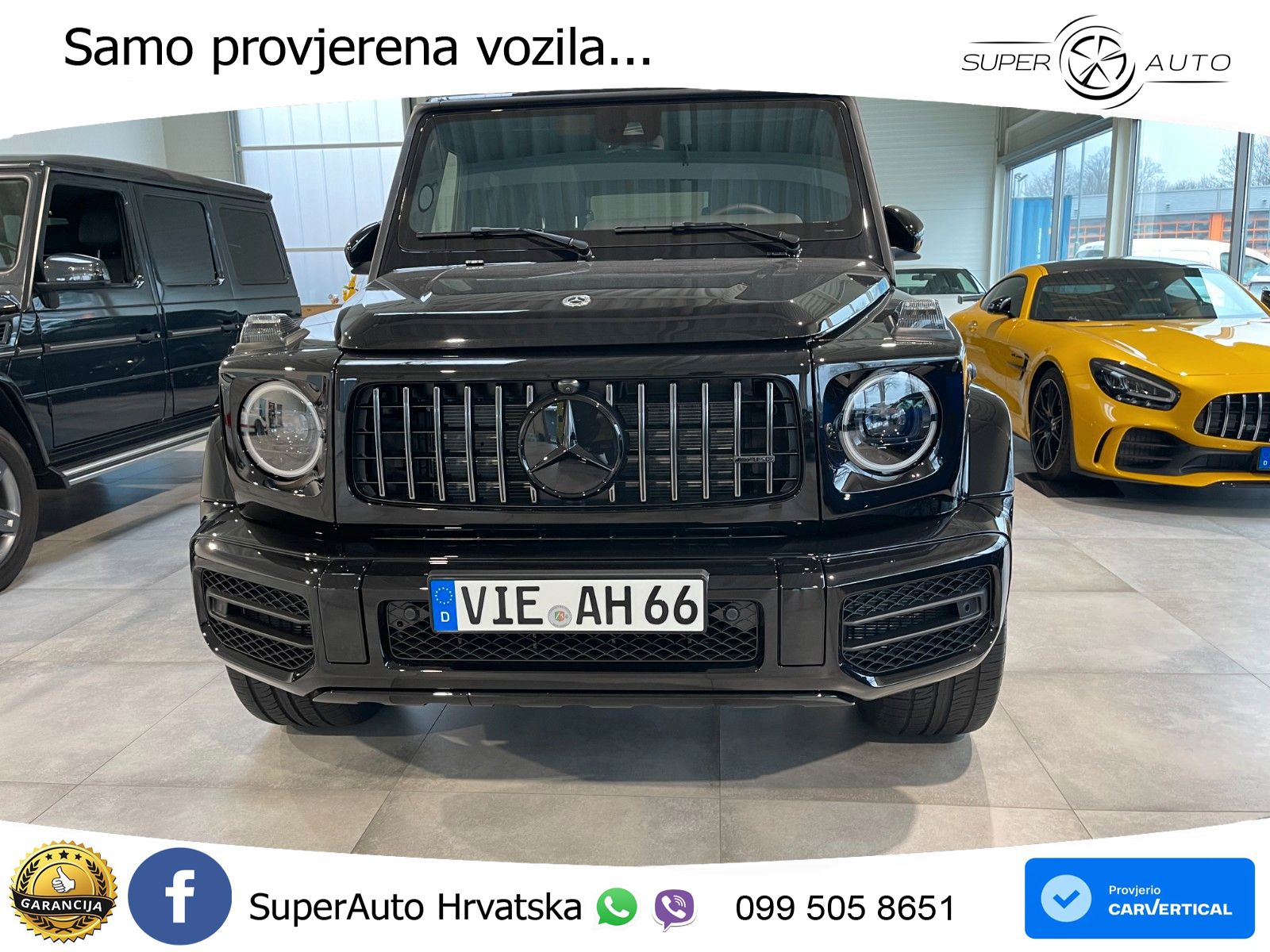 Mercedes AMG G 63 Long V8 (585 KS) 4MATIC 9G-TRONIC AMG SPEEDSHIFT TCT LED+GR SJED+ACC