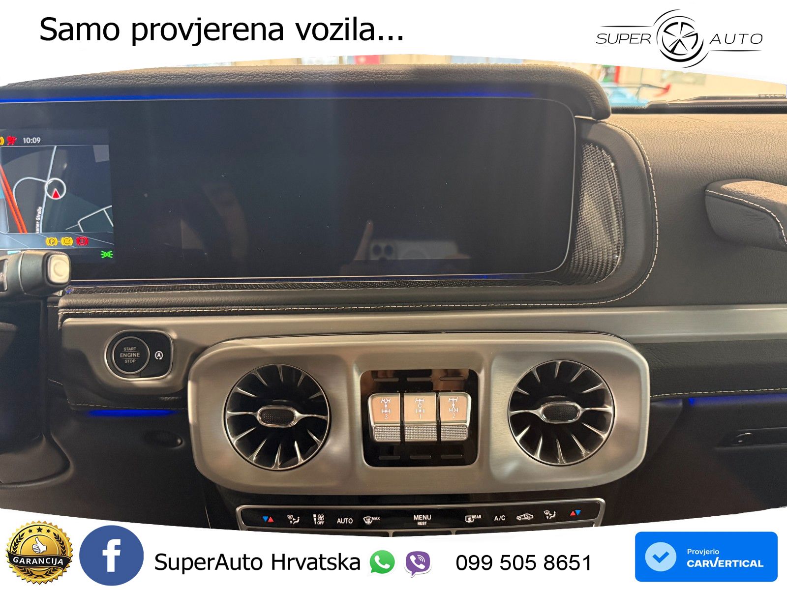 Mercedes AMG G 63 Long V8 (585 KS) 4MATIC 9G-TRONIC AMG SPEEDSHIFT TCT LED+GR SJED+ACC