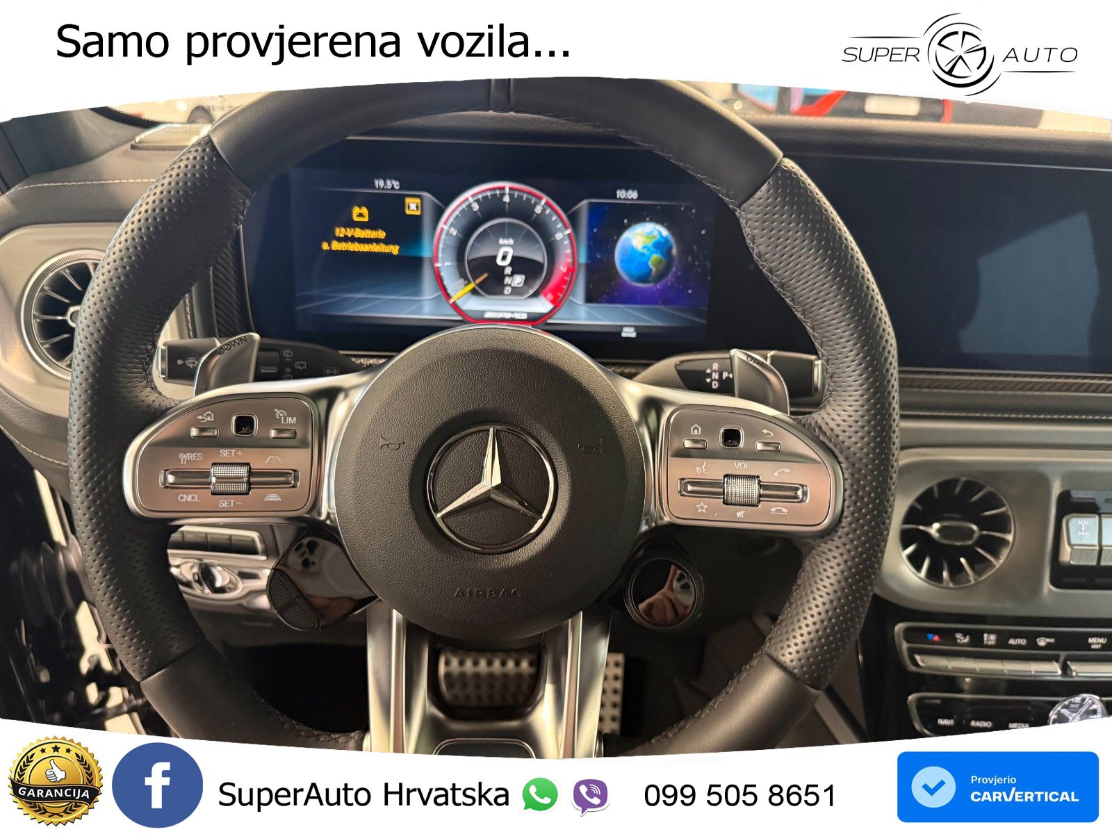 Mercedes AMG G 63 Long V8 (585 KS) 4MATIC 9G-TRONIC AMG SPEEDSHIFT TCT LED+GR SJED+ACC