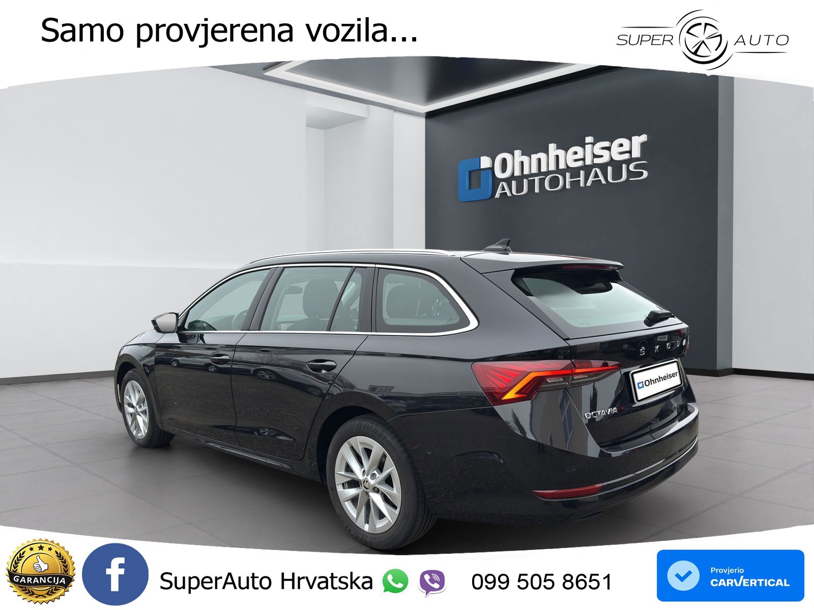 Škoda Octavia Combi 2.0 TDI (150 KS) DSG LED+GR SJED+ACC
