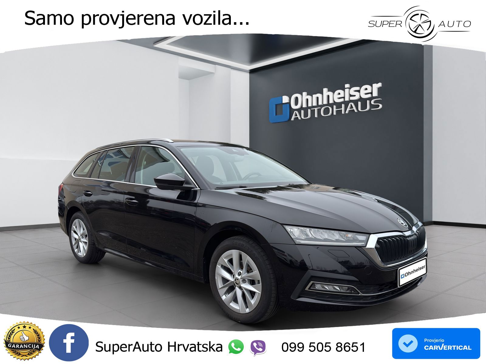 Škoda Octavia Combi 2.0 TDI (150 KS) DSG LED+GR SJED+ACC
