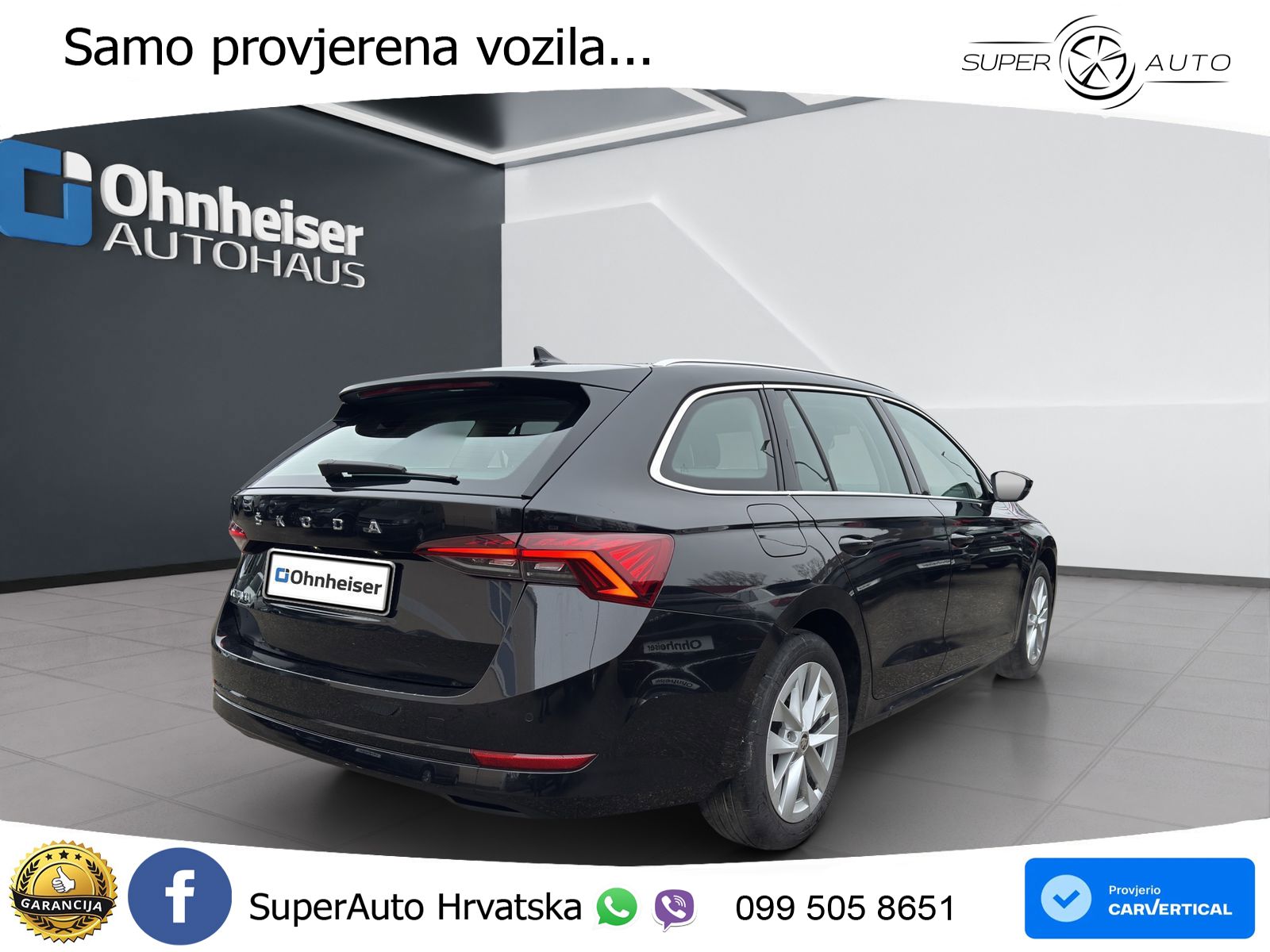 Škoda Octavia Combi 2.0 TDI (150 KS) DSG LED+GR SJED+ACC