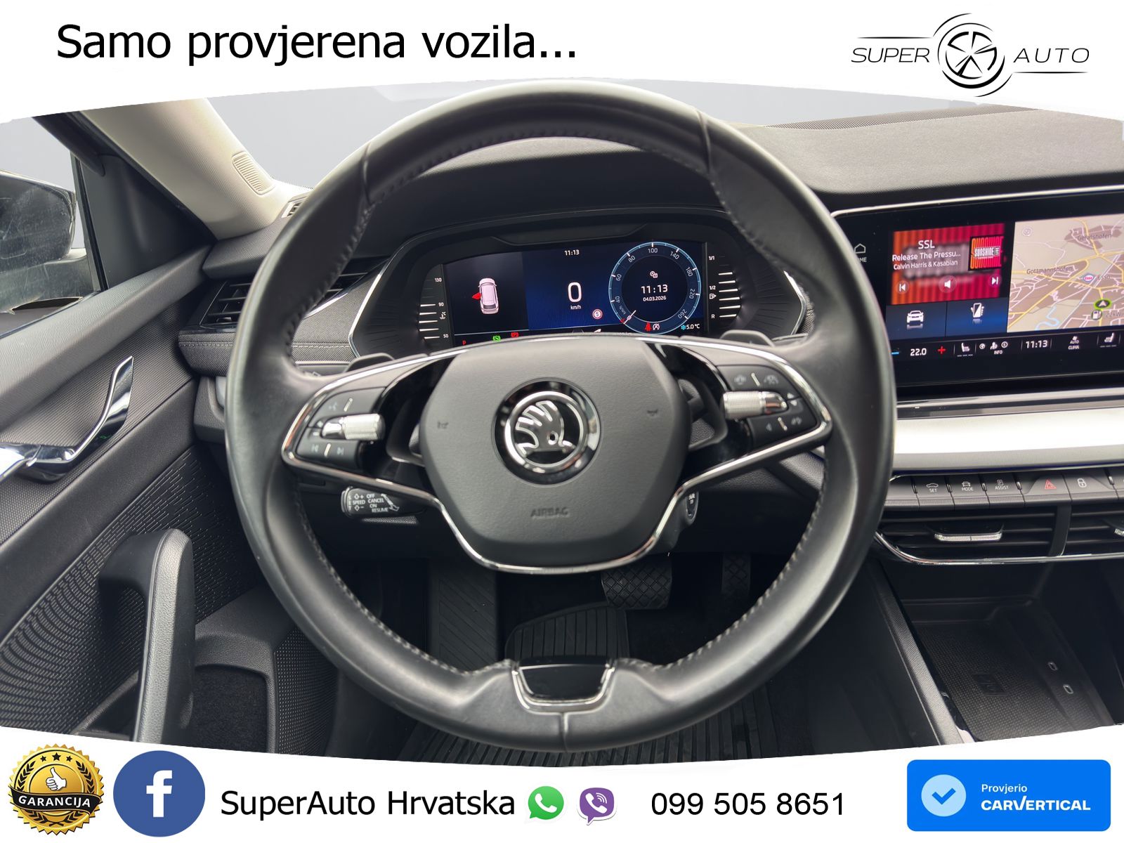 Škoda Octavia Combi 2.0 TDI (150 KS) DSG LED+GR SJED+ACC