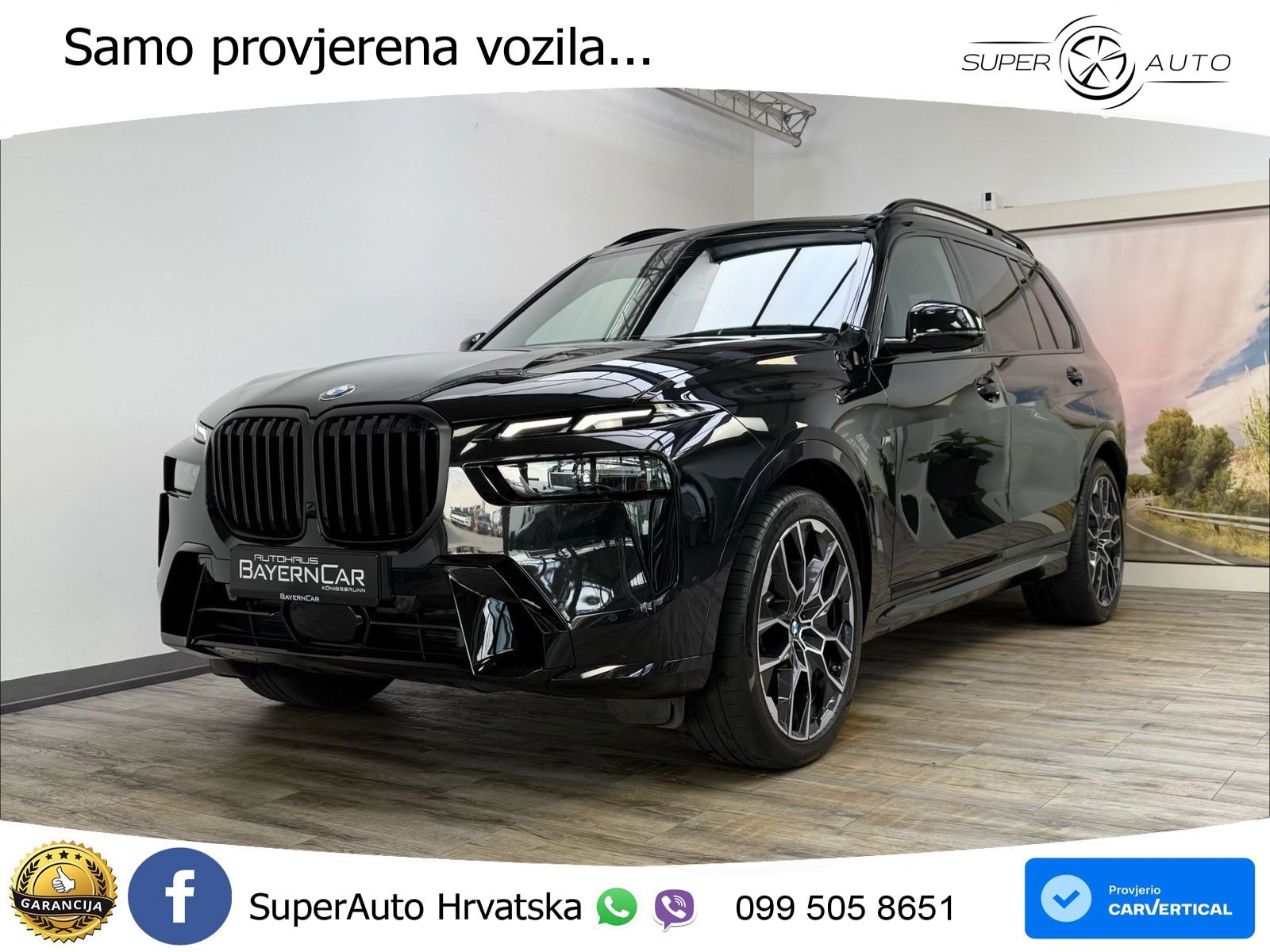 BMW X7 40d (352 KS) xDrive Steptronic M Sport ZRAČNI+ACC+GR SJED+KAM+PANO