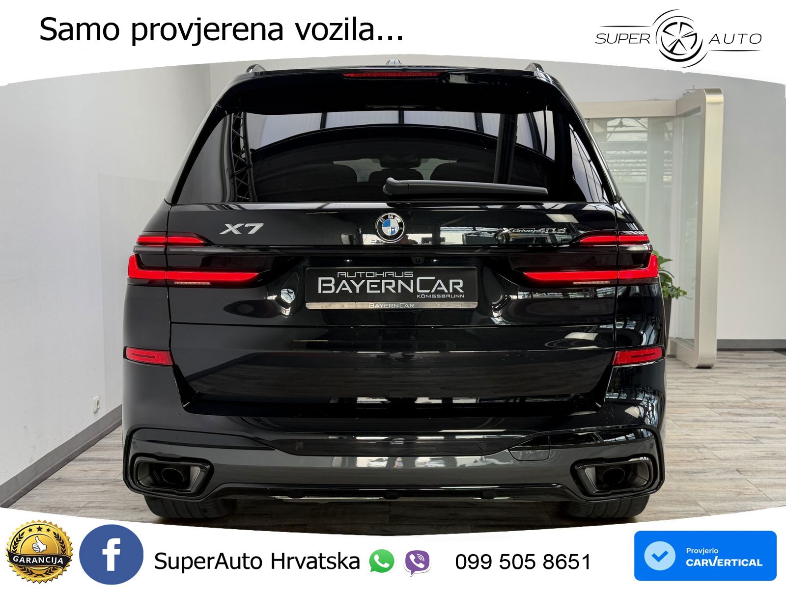 BMW X7 40d (352 KS) xDrive Steptronic M Sport ZRAČNI+ACC+GR SJED+KAM+PANO