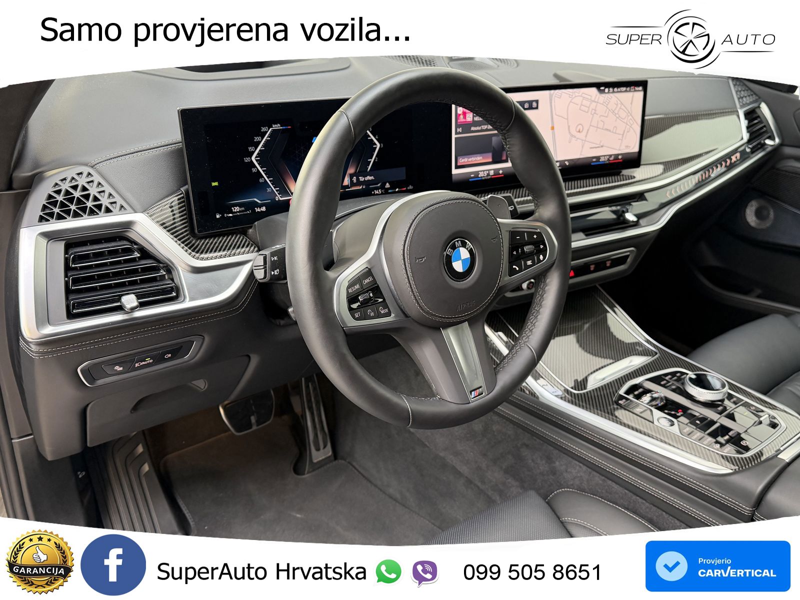 BMW X7 40d (352 KS) xDrive Steptronic M Sport ZRAČNI+ACC+GR SJED+KAM+PANO