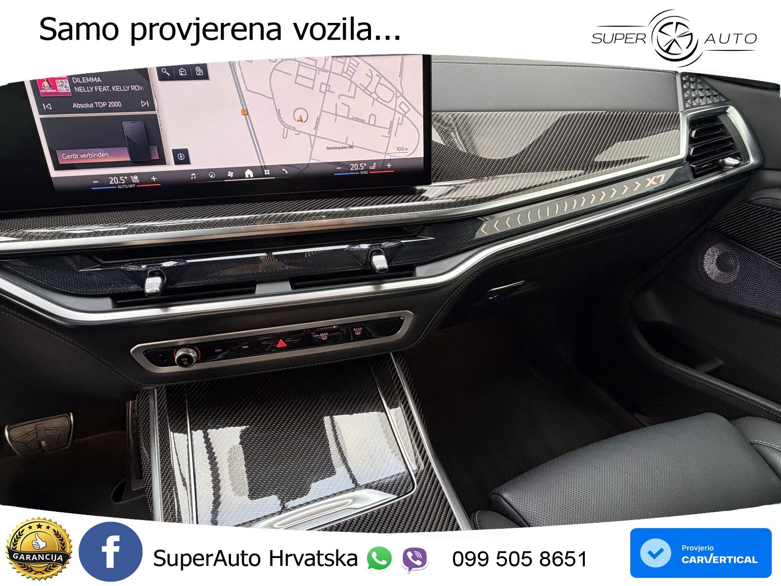 BMW X7 40d (352 KS) xDrive Steptronic M Sport ZRAČNI+ACC+GR SJED+KAM+PANO