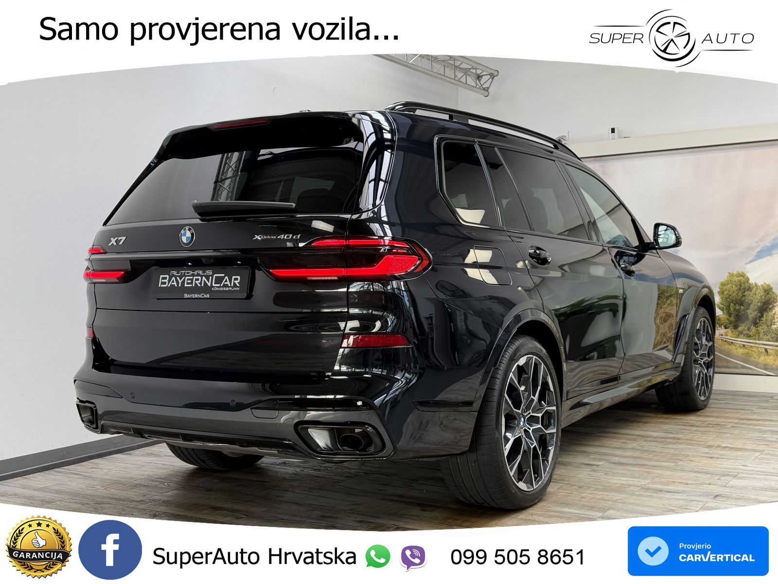 BMW X7 40d (352 KS) xDrive Steptronic M Sport ZRAČNI+ACC+GR SJED+KAM+PANO