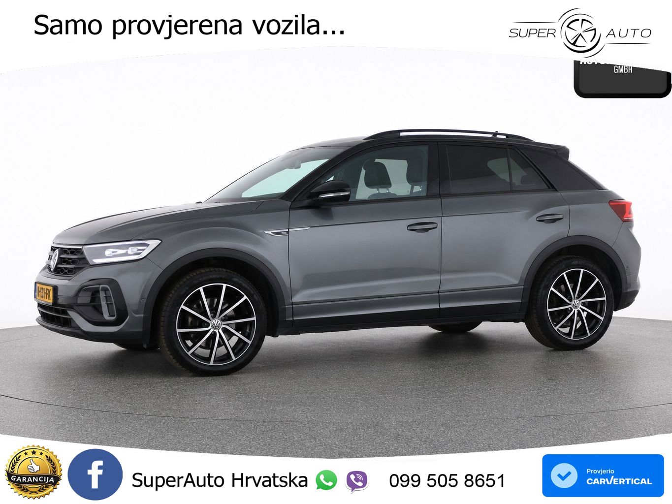 Volkswagen T-Roc 2.0 TSI (190 KS) 4M DSG R-Line MATRIX+GR SJED+KAM