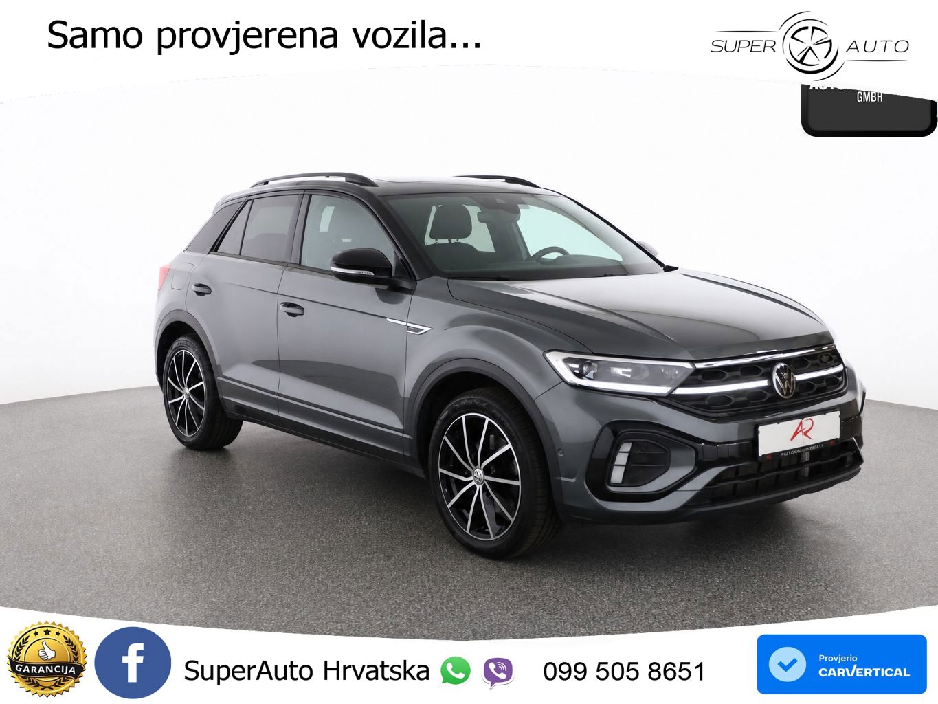 Volkswagen T-Roc 2.0 TSI (190 KS) 4M DSG R-Line MATRIX+GR SJED+KAM