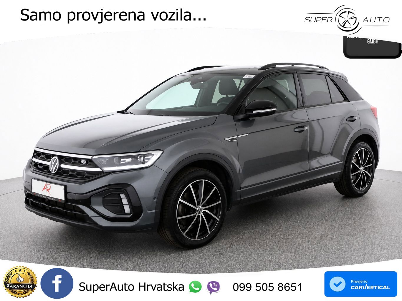 Volkswagen T-Roc 2.0 TSI (190 KS) 4M DSG R-Line MATRIX+GR SJED+KAM