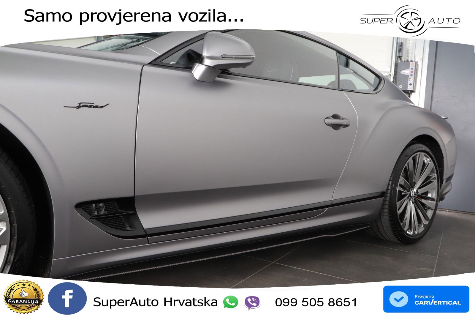 Bentley Continental GT III Speed 6.0 TSI W12 (659 KS) AWD DCT LED+GR SJED+ACC