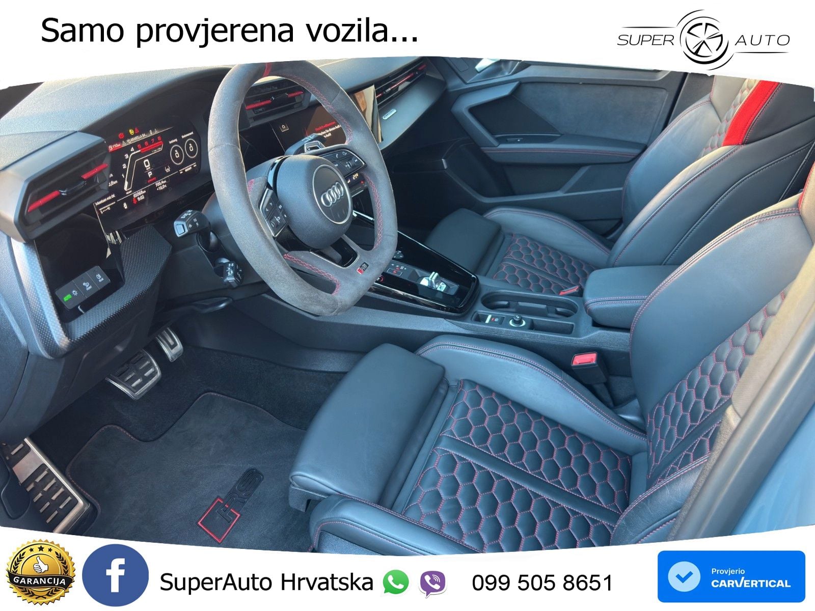 Audi RS3 Sedan 2.5 TFSI (400 KS) quattro S tronic LED+GR SJED+ACC