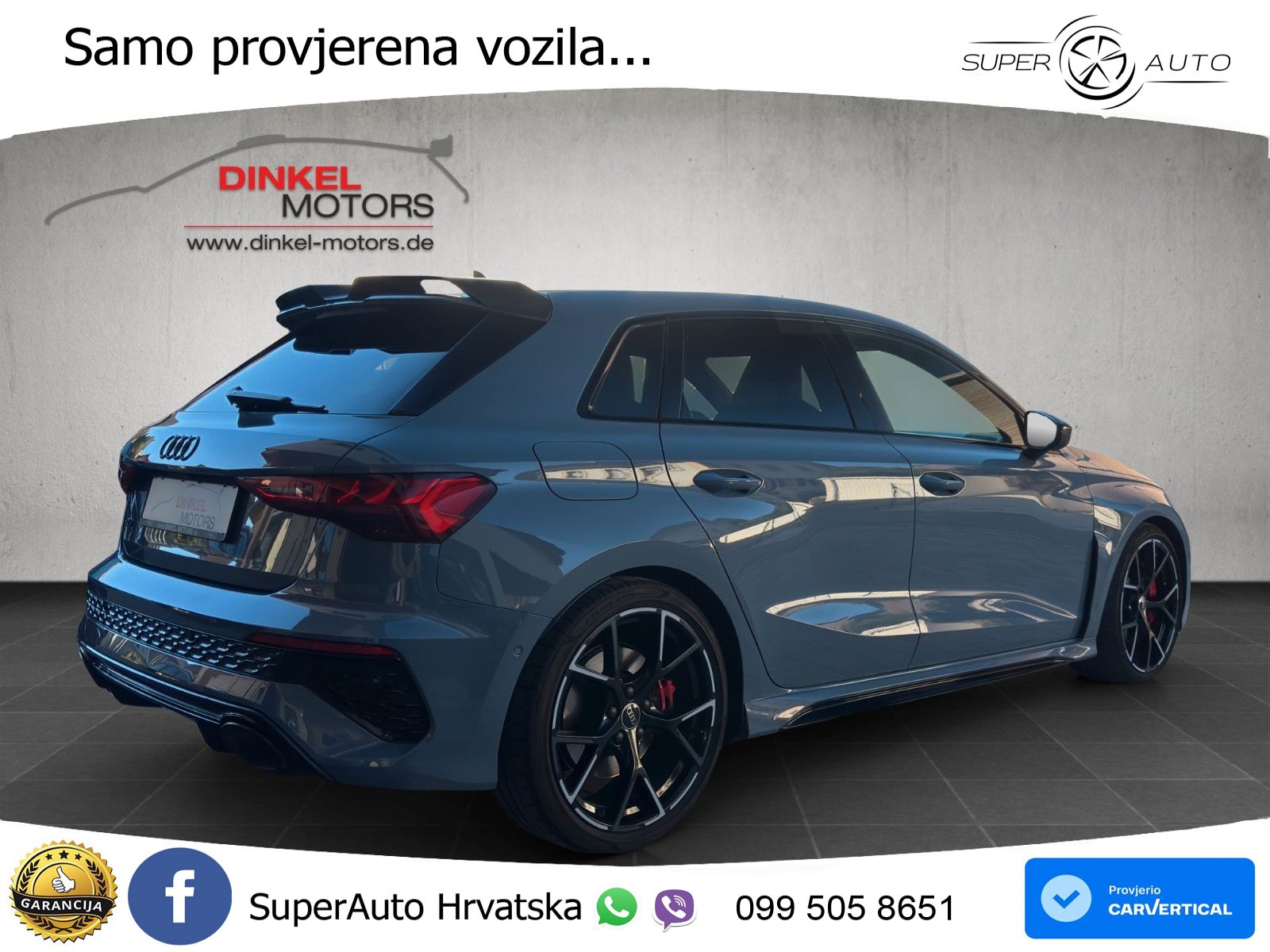 Audi RS3 Sedan 2.5 TFSI (400 KS) quattro S tronic LED+GR SJED+ACC