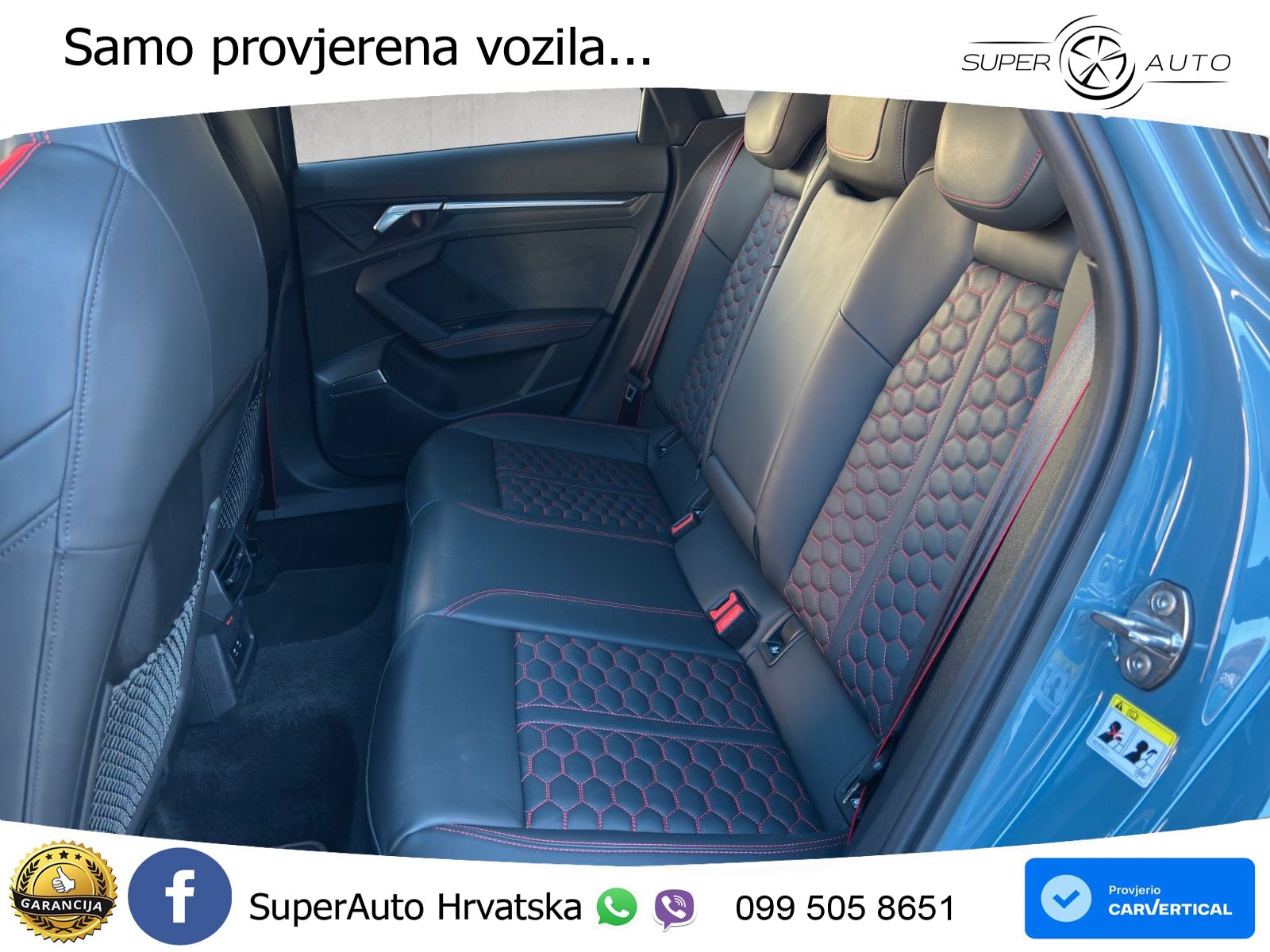 Audi RS3 Sedan 2.5 TFSI (400 KS) quattro S tronic LED+GR SJED+ACC