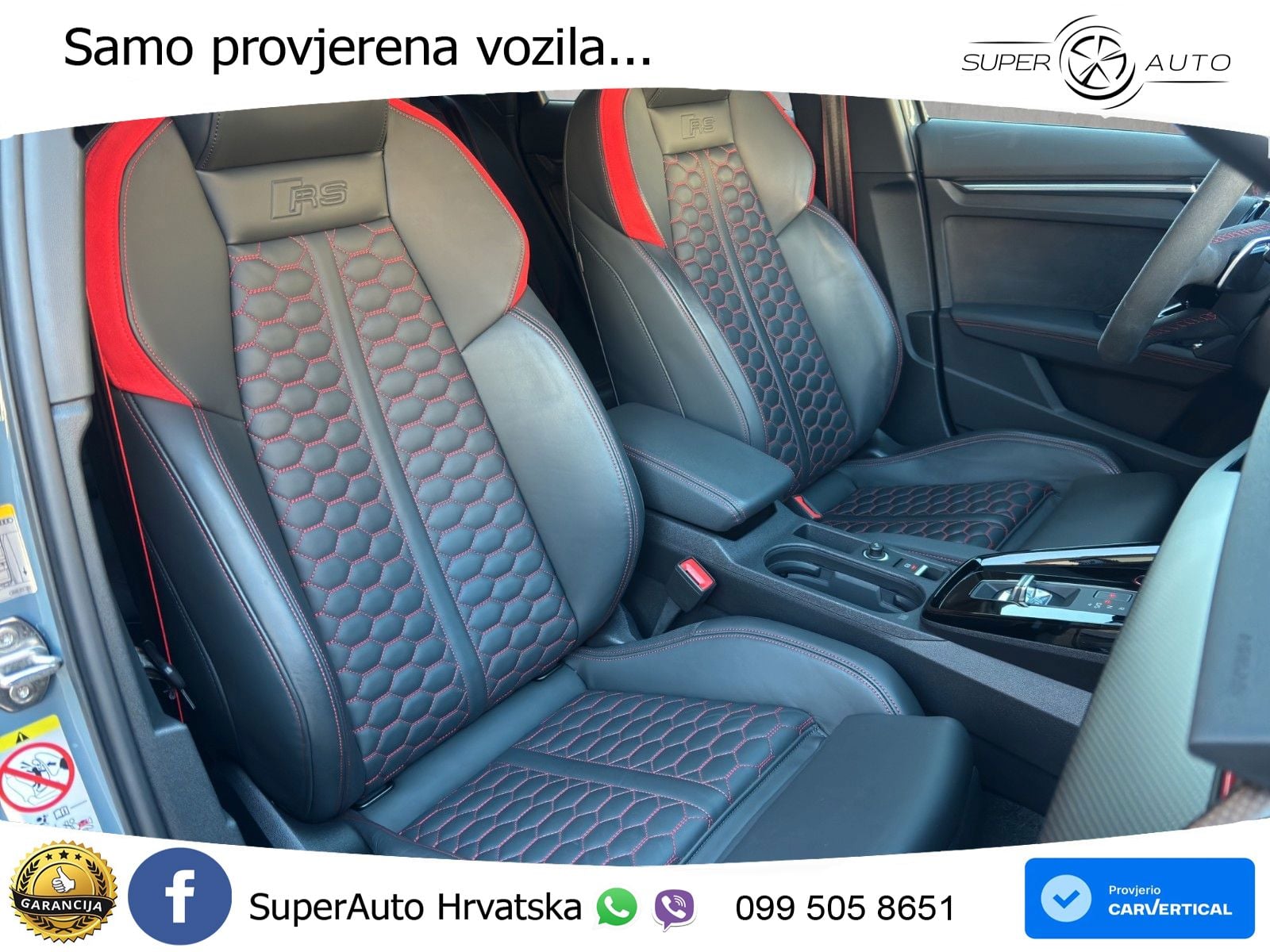 Audi RS3 Sedan 2.5 TFSI (400 KS) quattro S tronic LED+GR SJED+ACC