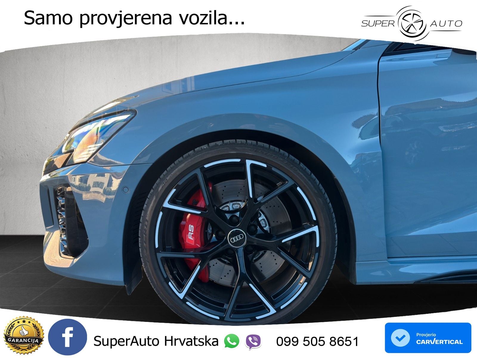 Audi RS3 Sedan 2.5 TFSI (400 KS) quattro S tronic LED+GR SJED+ACC
