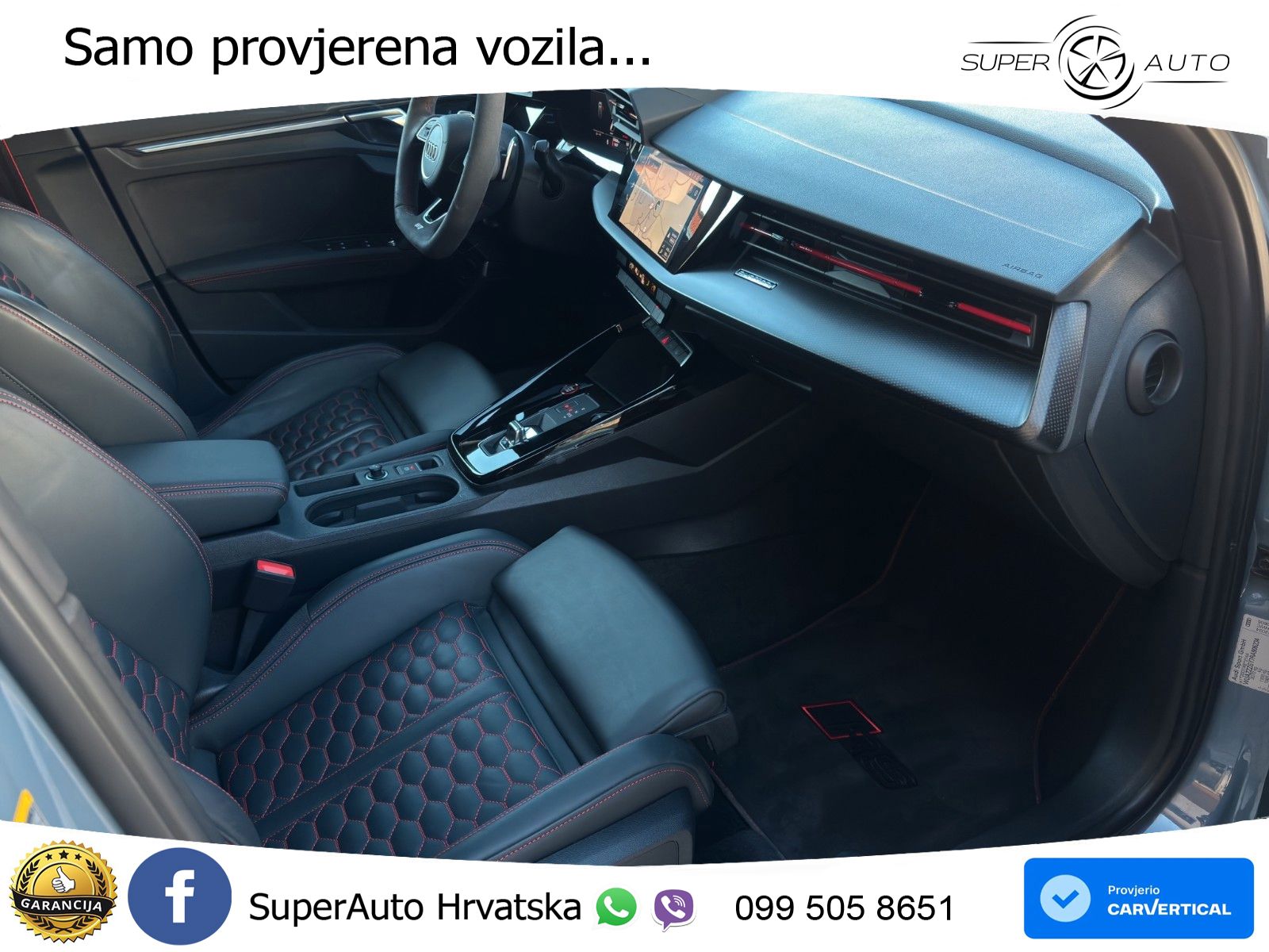 Audi RS3 Sedan 2.5 TFSI (400 KS) quattro S tronic LED+GR SJED+ACC