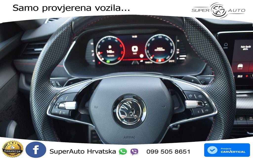 Škoda Octavia Combi RS 2.0 TDI (200 KS) DSG LED+GR SJED+ACC