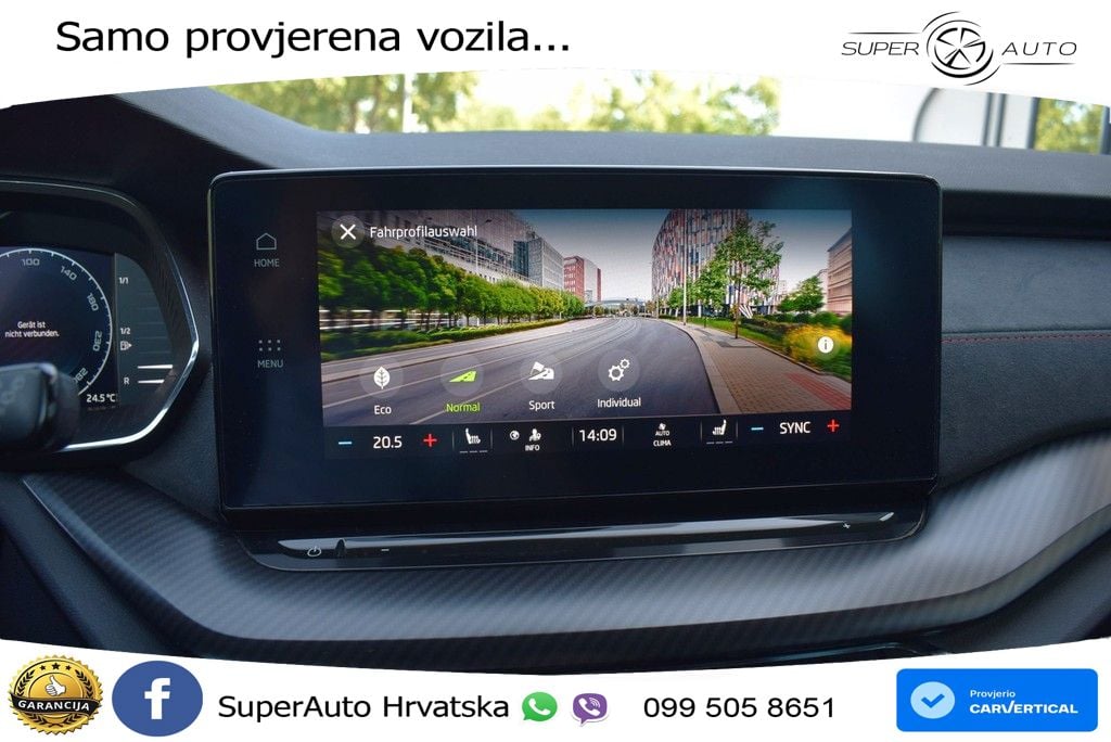 Škoda Octavia Combi RS 2.0 TDI (200 KS) DSG LED+GR SJED+ACC