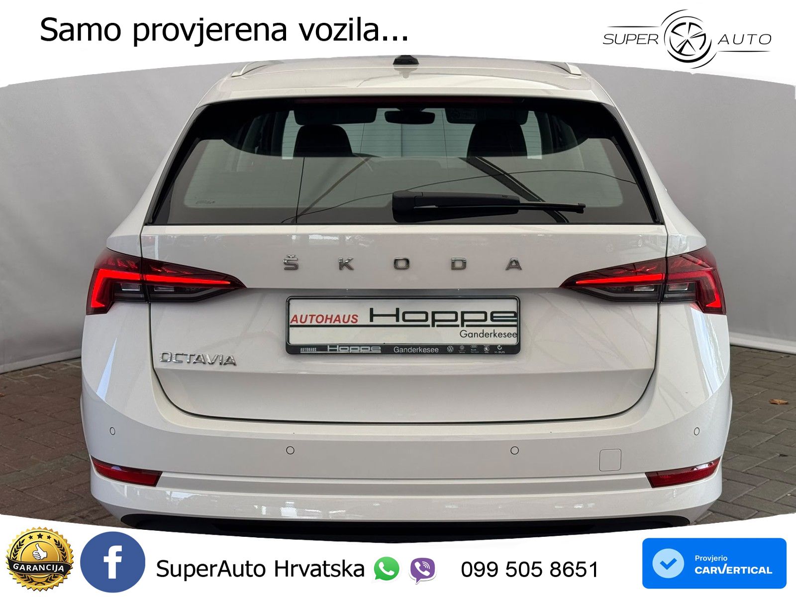 Škoda Octavia Combi 2.0 TDI (150 KS) DSG LED+GR SJED+ACC